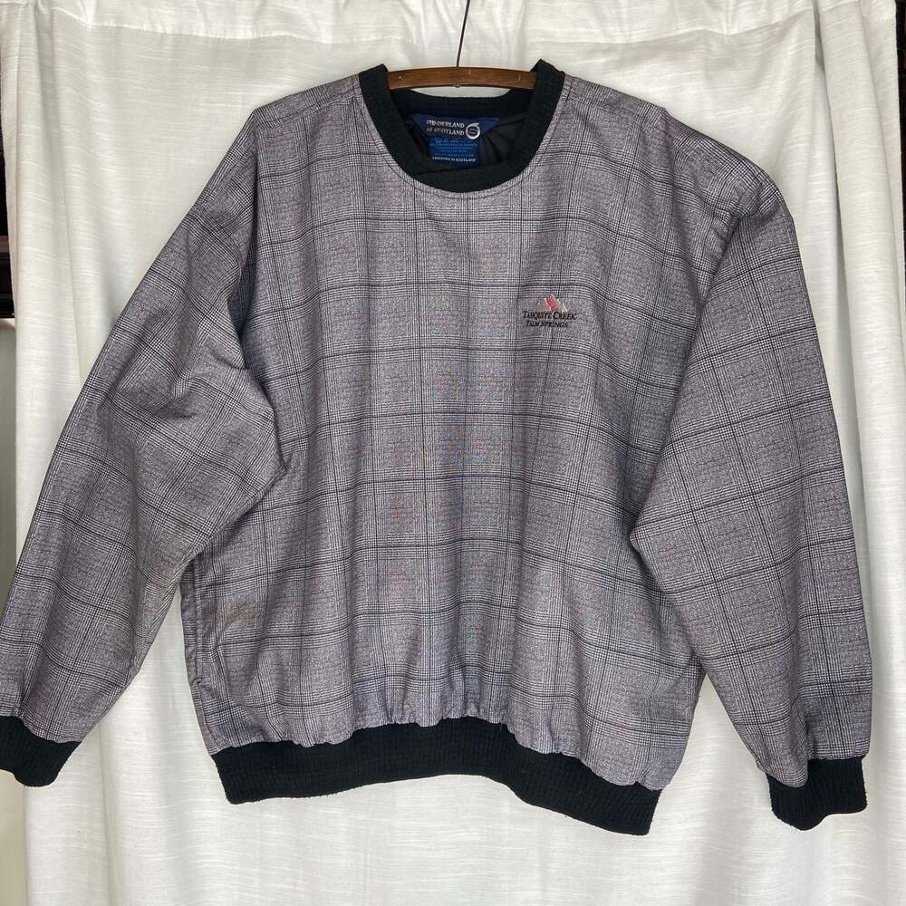 Sunderland of Scotland Classic Pullover Gray Golf Shirt